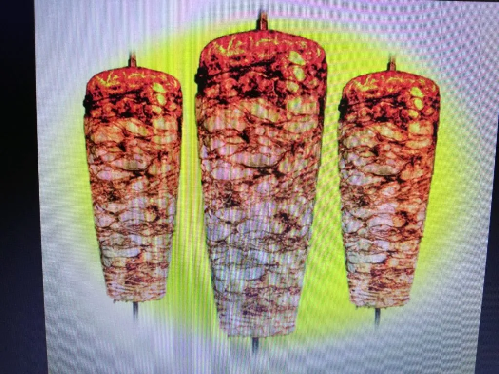 фотография продукта Мясо маринованное в бабинах для шаурмы