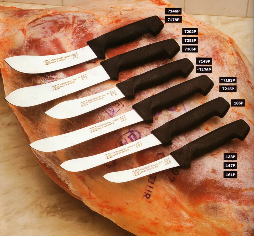 Фотография продукта Мясные, поварские, кухонные ножи со скл
