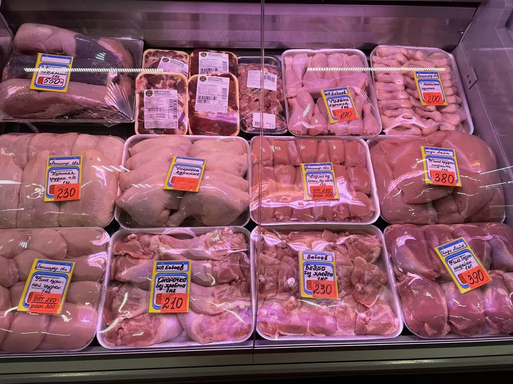фотография продукта Мясо птицы тушка и разделка , свинина